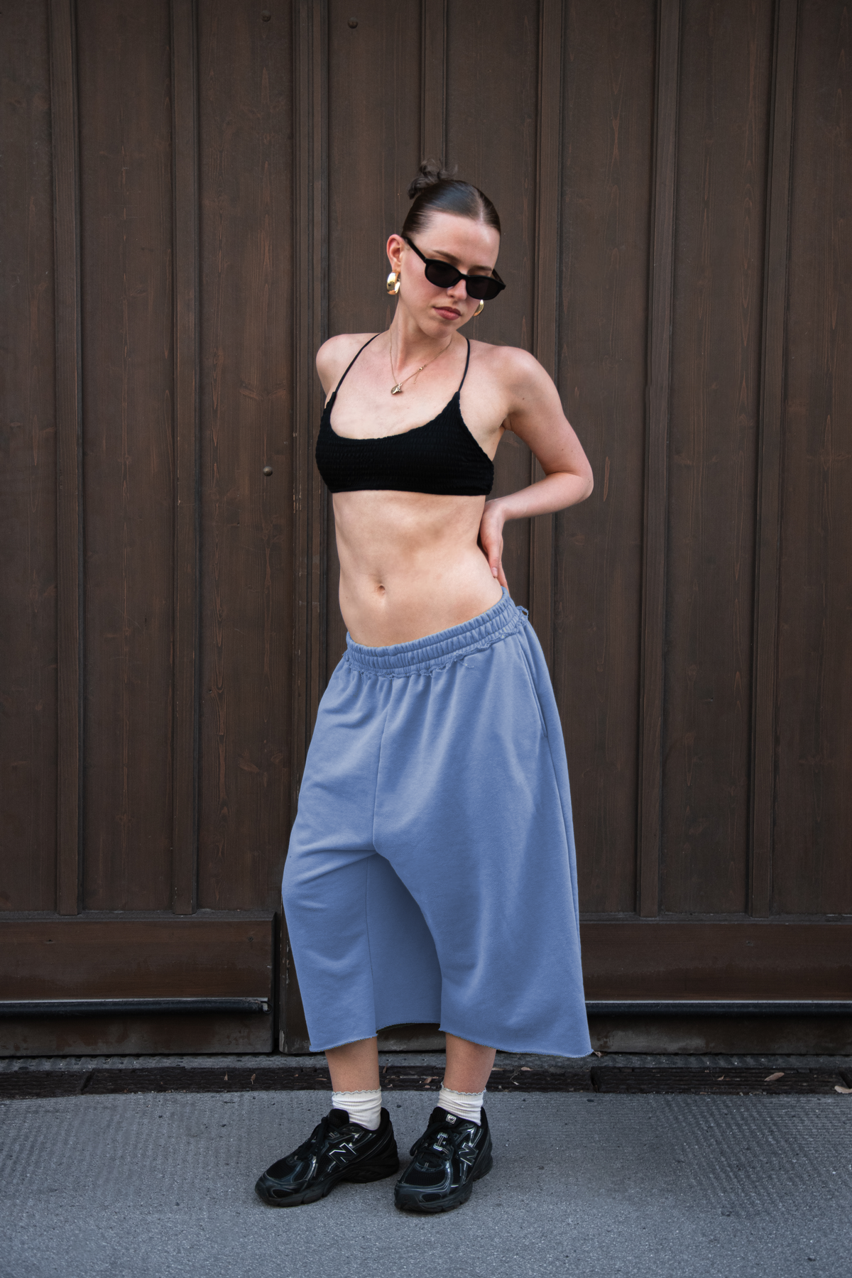 DEFAULT Cotton Shorts in Lagoon
