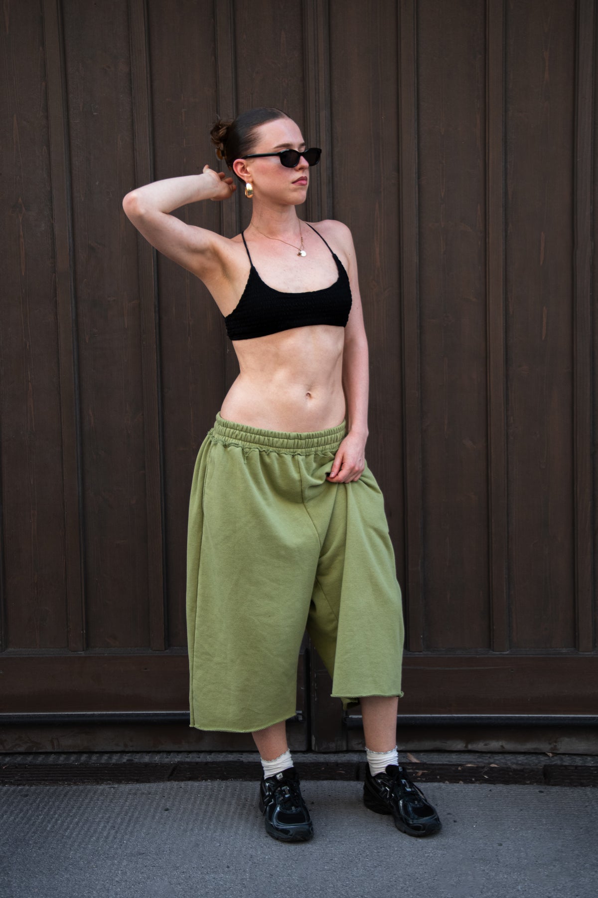 DEFAULT Cotton Shorts in Pistachio