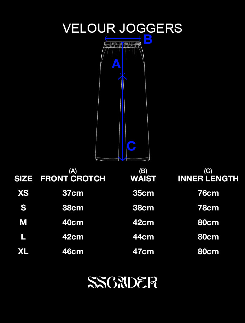 VELOUR SET in Deep Blue