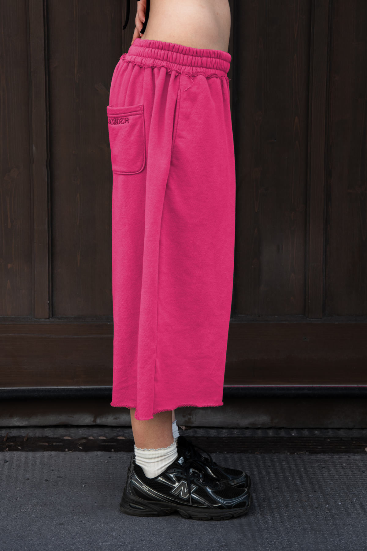 DEFAULT Cotton Shorts in Fuchsia