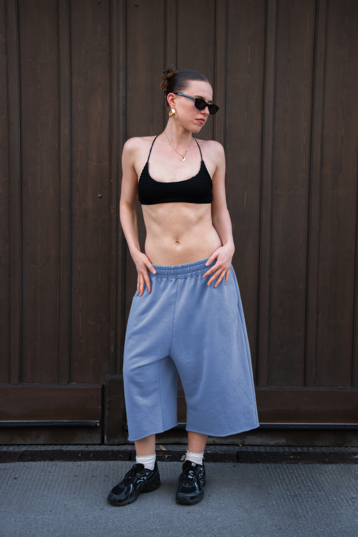 DEFAULT Cotton Shorts in Lagoon