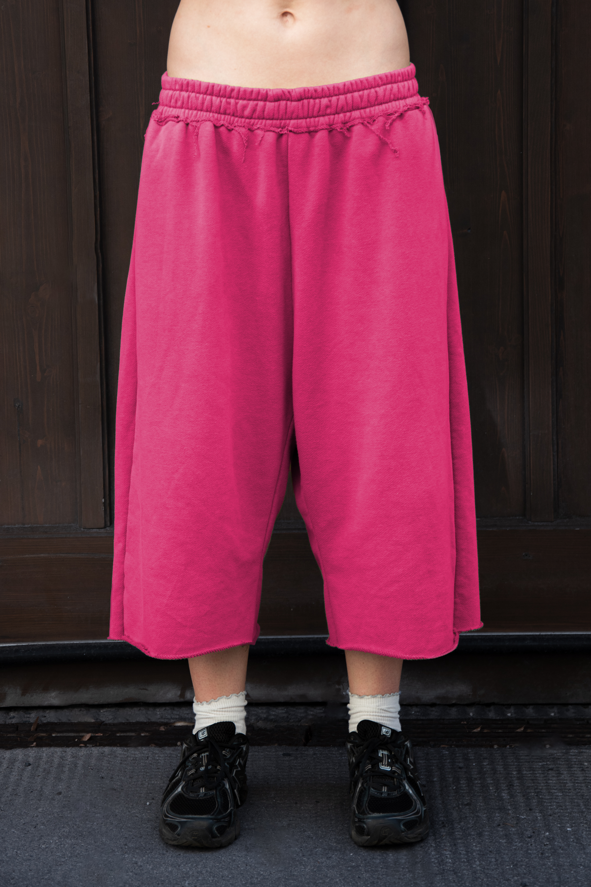 DEFAULT Cotton Shorts in Fuchsia
