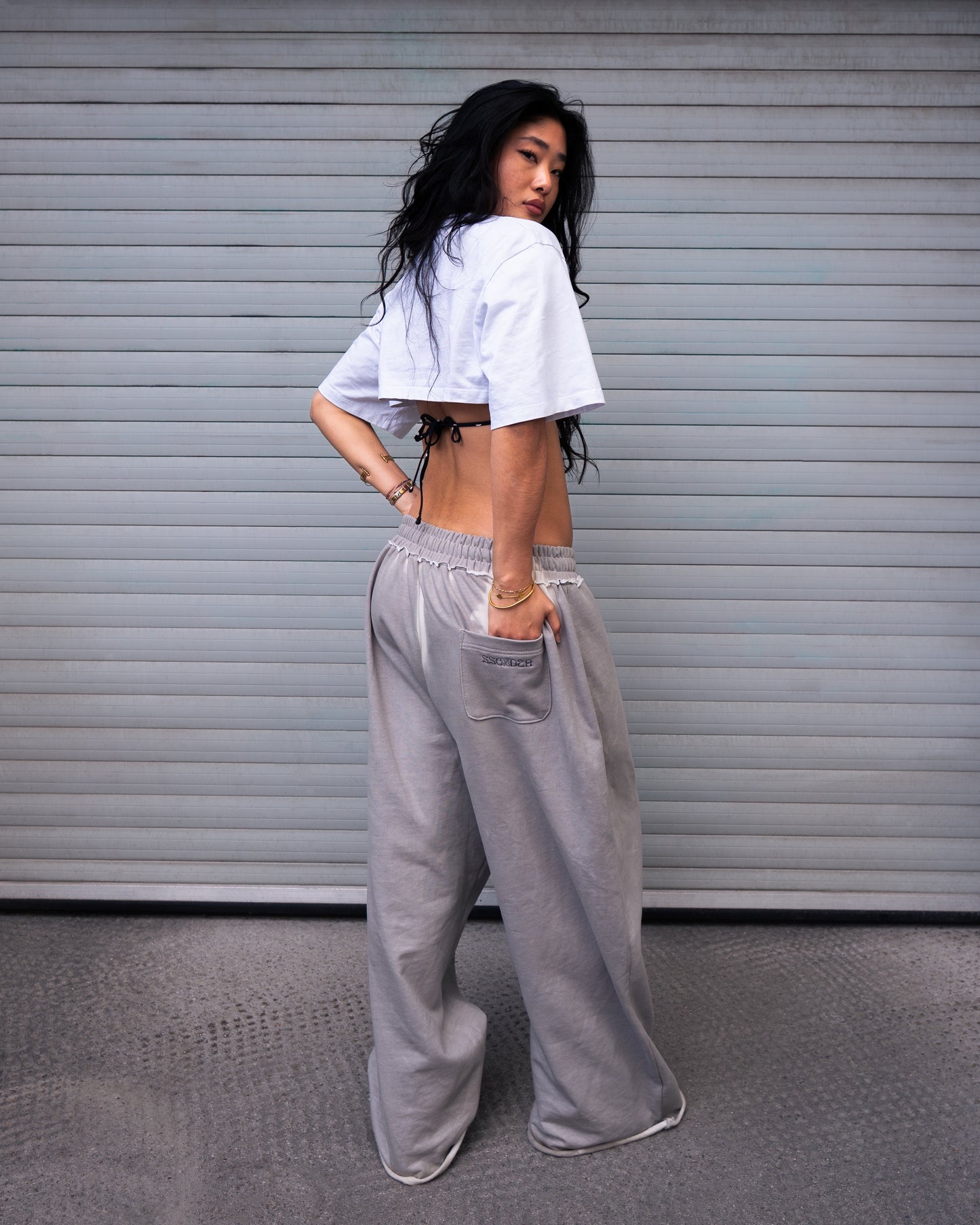 HEATCODE Heat-sensitive Joggers in Ghost Grey