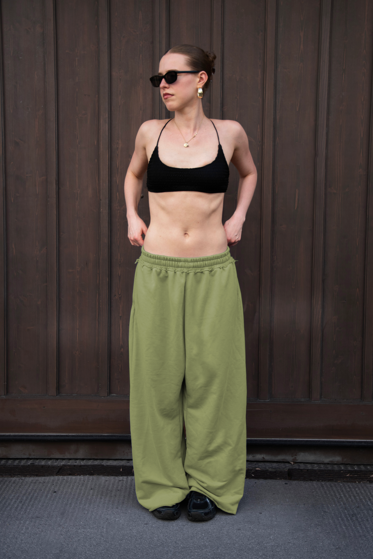 DEFAULT Cotton Joggers in Pistachio