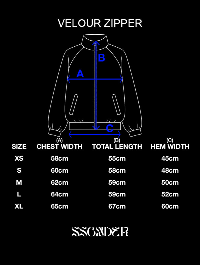 VELOUR SET in Deep Blue